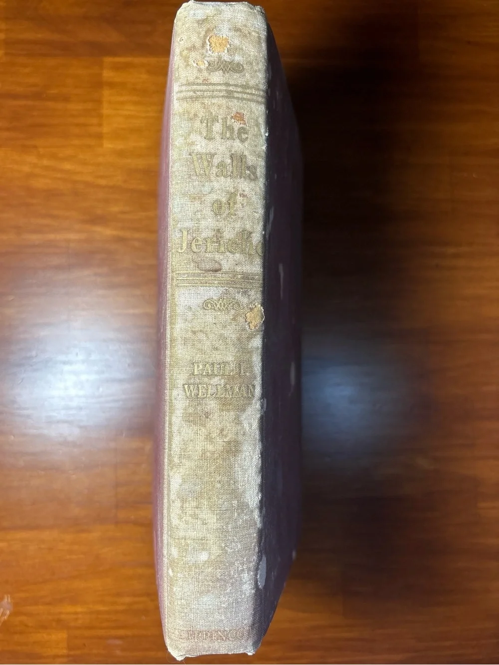 “ The Walls of Jericho” By Paul J. Wellman 1947 Vintage Hardcover
